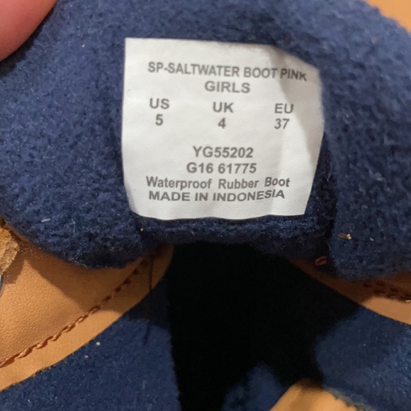 Pink Sperry Boot - Picture 5 of 6